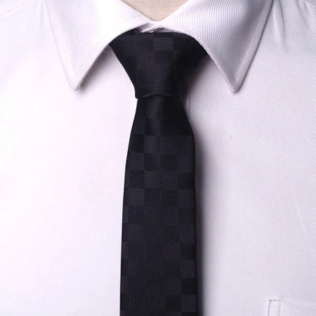 XGVOKH Striped Jacquard Woven Necktie for Men yg17