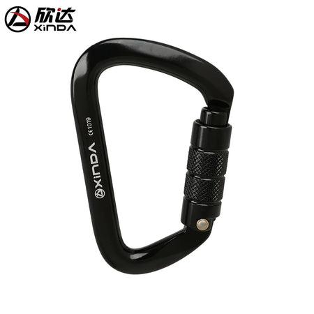 XINDA XD-8121 Safety Auto Carabiner &ndash; 25KN Load Rating Black