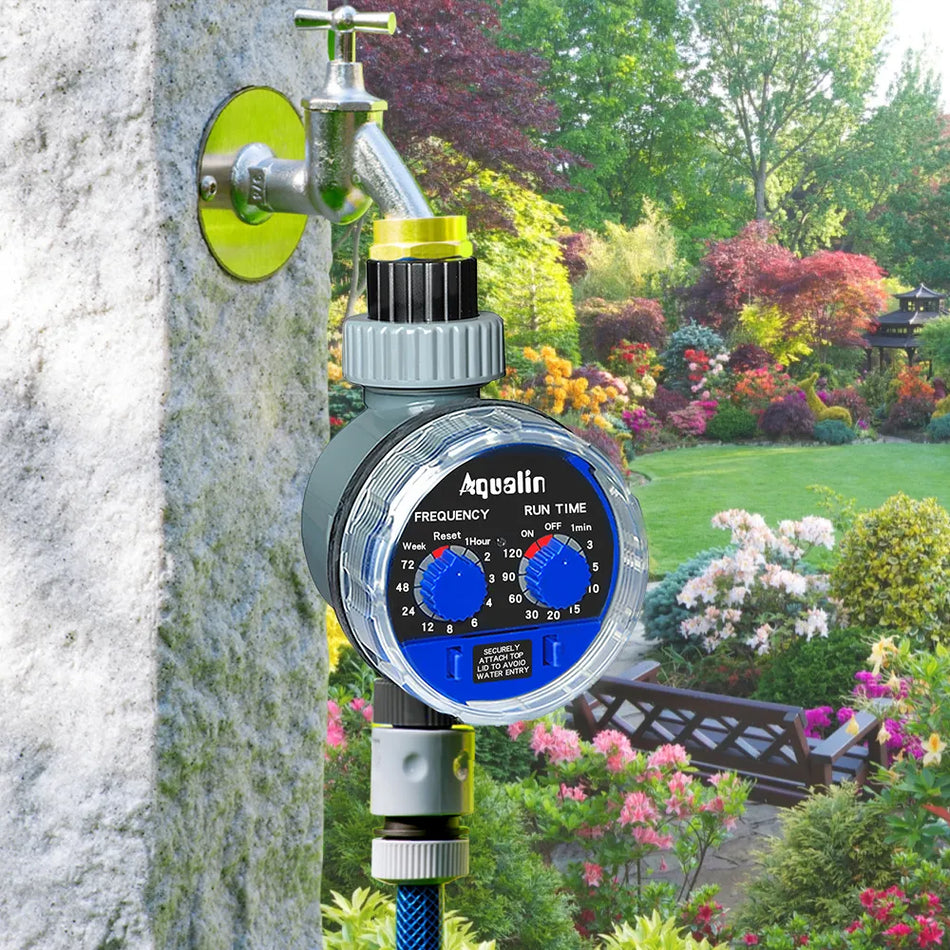 🟠 Садовый таймер шариковой клапан. Автоматический электронный таймер водопола Home Garden Timer Timer Eu Standard Controller #21025