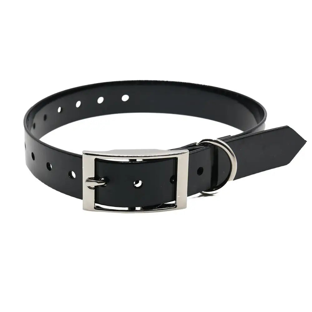 Waterproof TPU &amp; Nylon Dog Collar - Stylish, Durable, and Easy to Clean Black / L