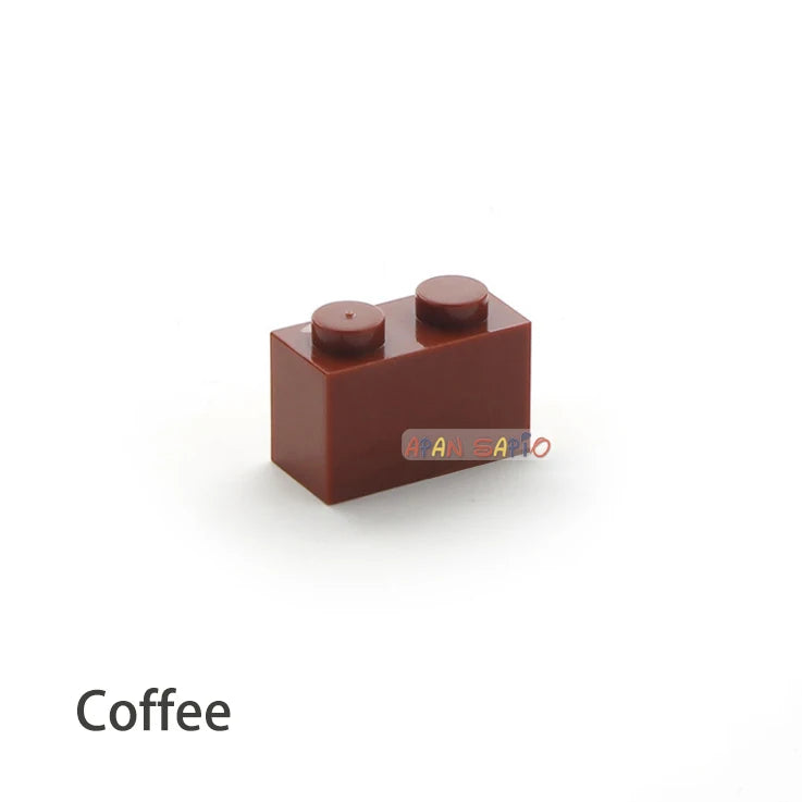 500pcs Thick 1x2 Dots DIY Blocks Bricks &ndash; Lego Compatible