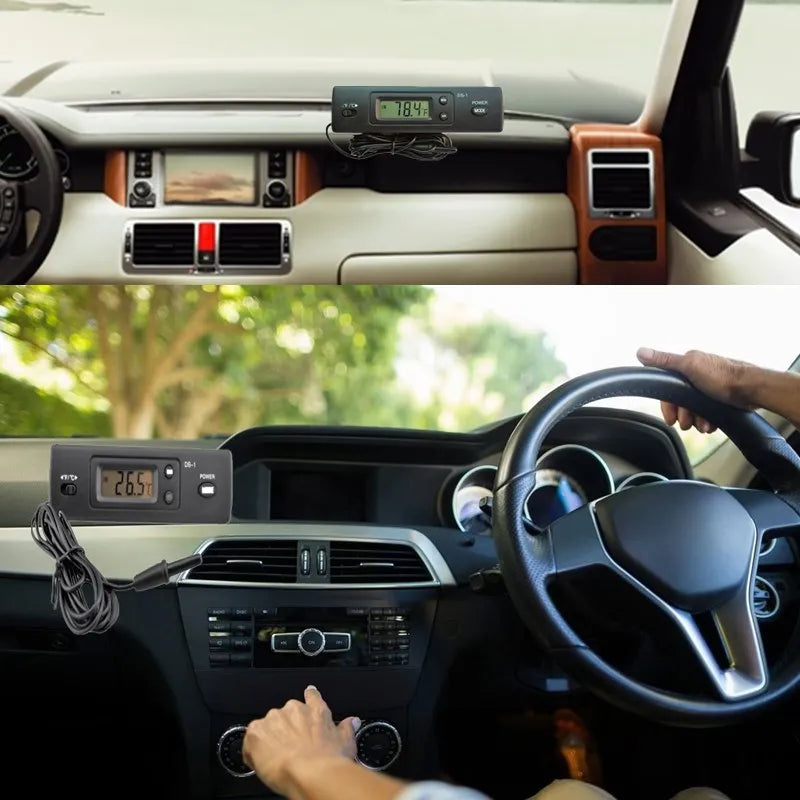 Digital Thermometer Car Aquarium &ndash; Broad Range -50C To 80C