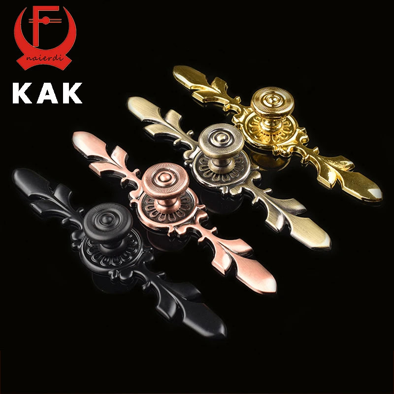 KAK 120mm Bronze Zinc Alloy European Cabinet Drawer Handle