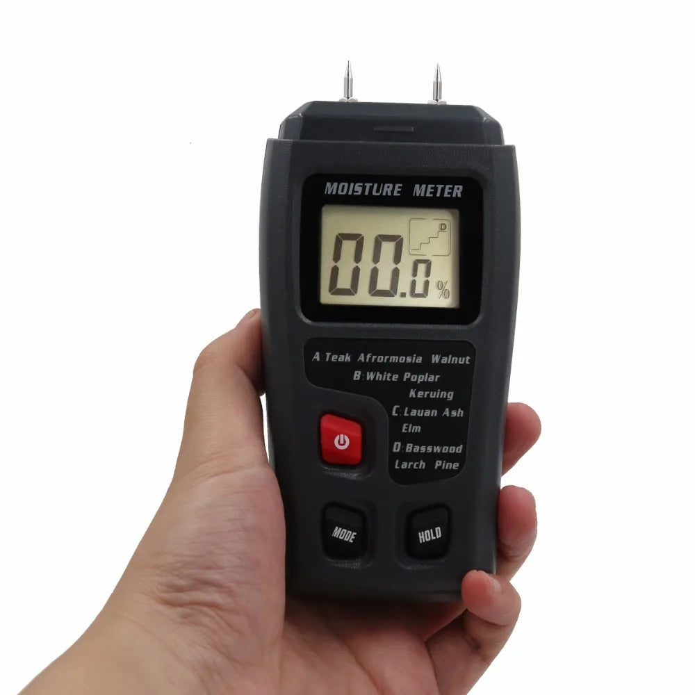 MT10 Two Pins Digital Wood Moisture Meter - High Accuracy