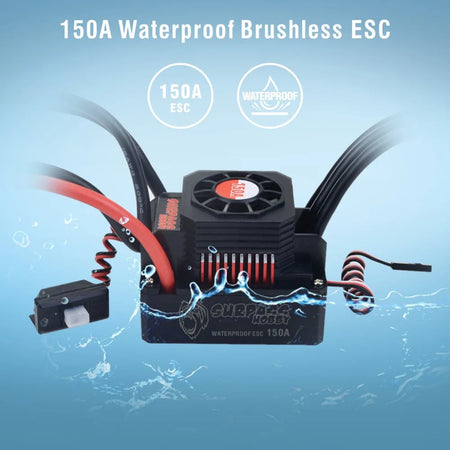 Waterproof 25A 35A 45A 60A 80A 120A 150A ESC Brushless Senseless Speed Controller T / XT60 Plugfor 1/8 1/10 1/12 1/20 RC Car by InterCyprus Trading Ltd