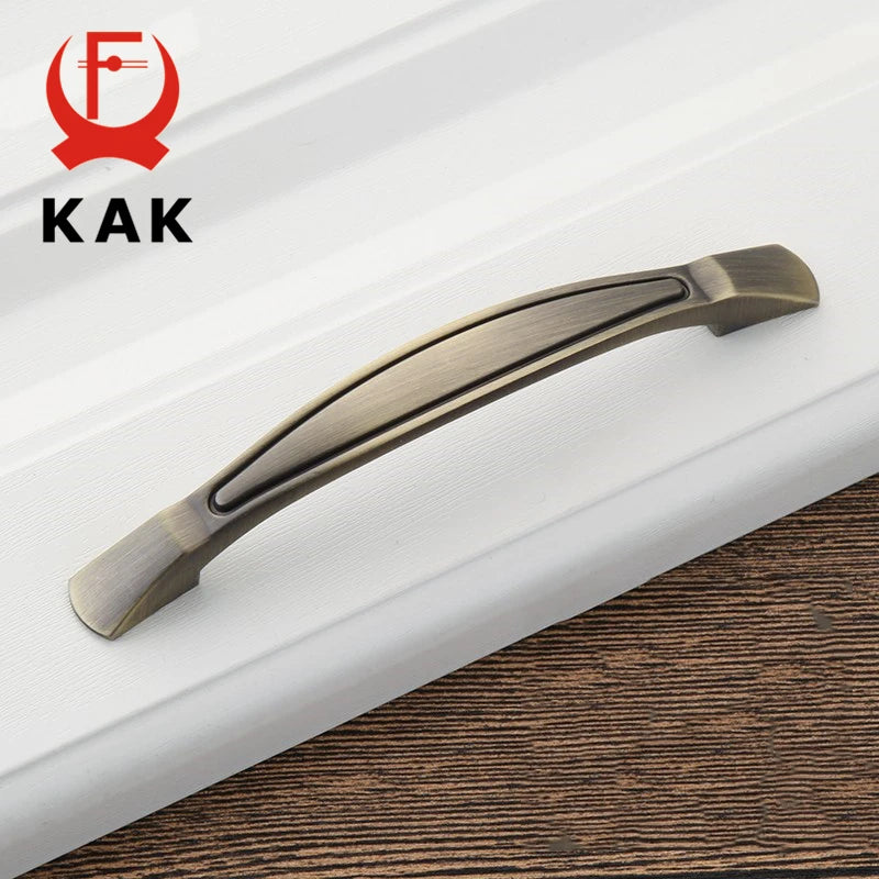 Kak Vintage Bronze Cabinet Handles 128mm Zinc Alloy