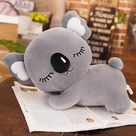 Kawaii Koala Plush Toy - Soft Stuffed Doll for Bed &amp; Sofa grey / 50cm