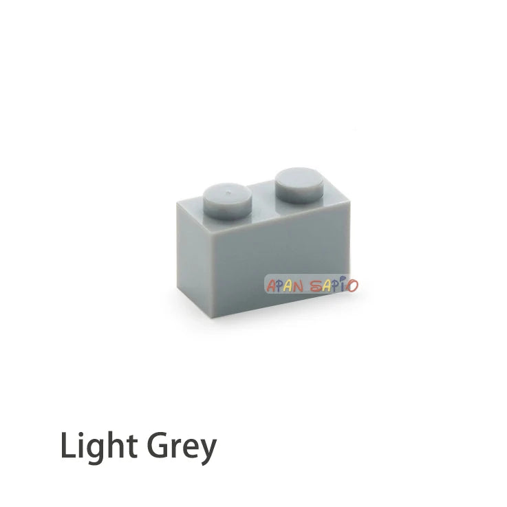 500pcs Thick 1x2 Dots DIY Blocks Bricks &ndash; Lego Compatible