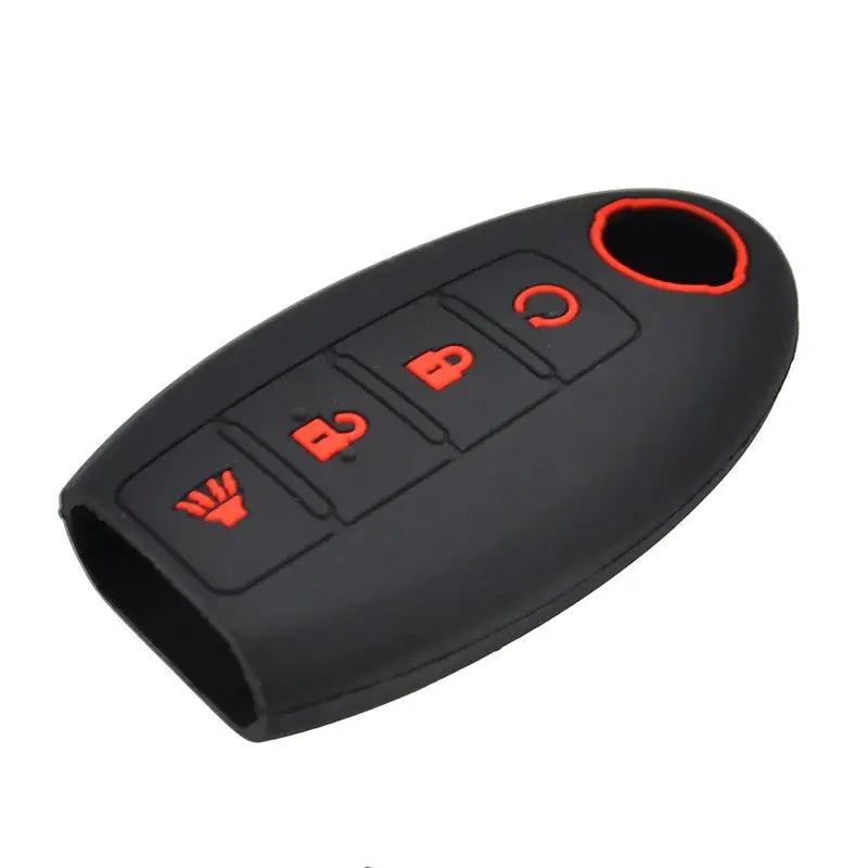 Silicone Car Key Case For Nissan Altima Maxima Murano Rogue Sentra Versa Titan Cover Keyless Remote Fob Shell 4 Button Protector by InterCyprus Trading Ltd