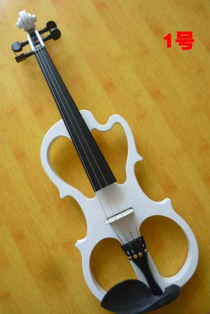 🟠 4/4 Электрическая скрипка скрипка струнный инструмент с деревянными кленами.