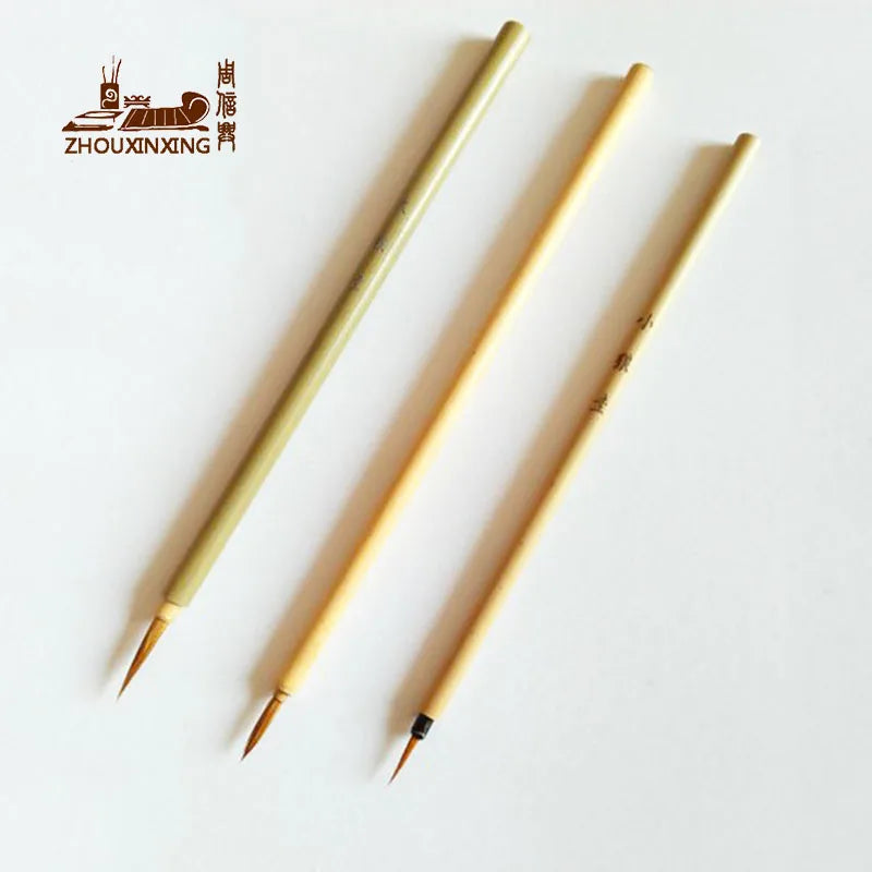 Watercolor Brush Set Weasel Hair Bamboo 6Pcs &ndash; Eco Bamboo