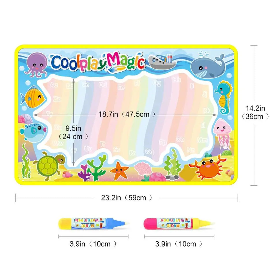 Water Drawing Mat Set &ndash; Creative Fun for Kids