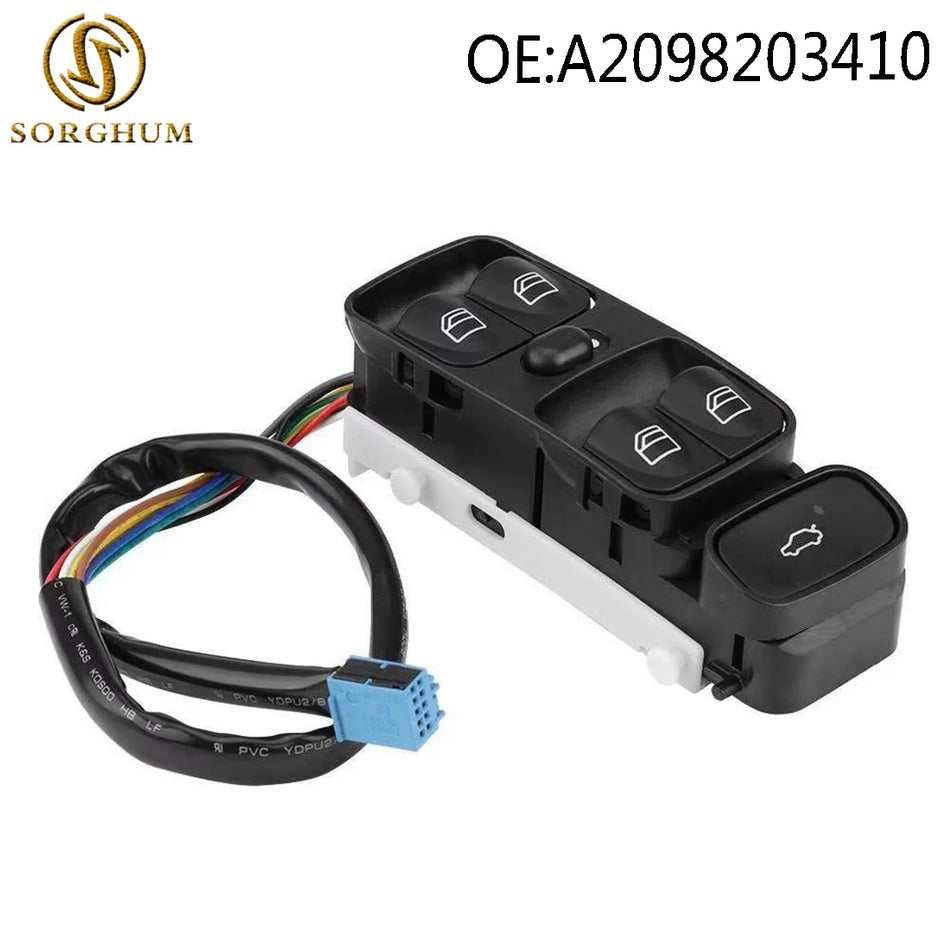 Left Front Power Window Switch Replacement for Mercedes W209 CLK320 CLK500 2003-2009 EC