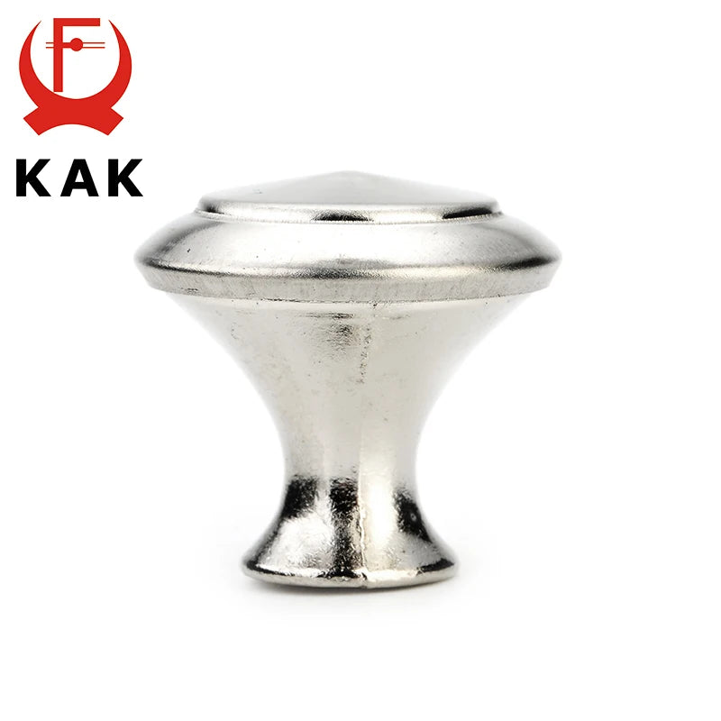 KAKDIY Zinc Satin Nickel Cabinet Pull 24mm 28mm Handle