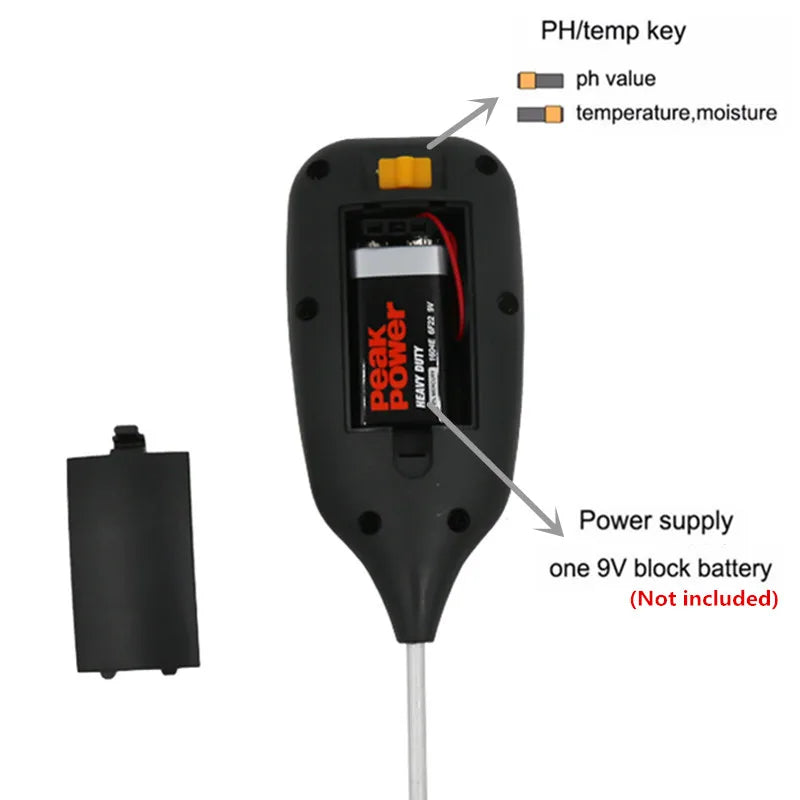 3/4 In 1 Digital Soil Meter &ndash; Multi Function Garden Tool