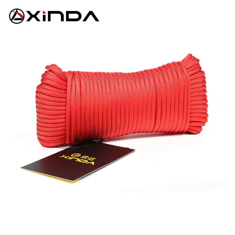 Xinda Catch Rope Mountaineering &ndash; 9 Core Life Saving Rope Red-31m