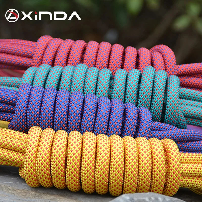 XINDA 10m Rock Climbing Rope &ndash; High Strength 5500lbs