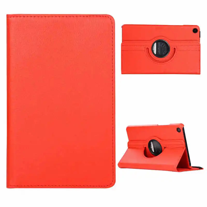 Xiaomi MiPad 4 8-Inch TPU Flip Case &ndash; 360 Rotation Stand Red