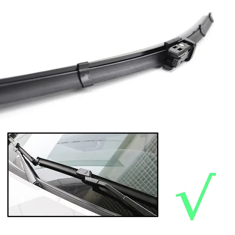 Misima Windshield Windscreen Wiper Blades For VW Polo 6R Hatchback Front Rear Set 2017 2016 2015 2014 2013 2012 2011 2010 2009 by InterCyprus Trading Ltd