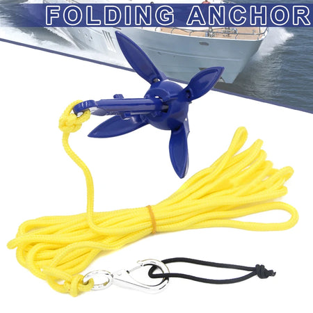 Folding Anchor Fishing Accessories for Kayak Canoe Boat Marine Sailboat Watercraft XR-Hot