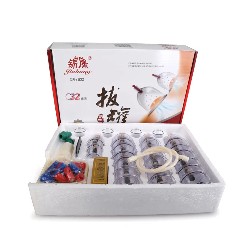 32pcs Massage Vacuum Cupping Therapy Set &ndash; Strong Suction 32pcs