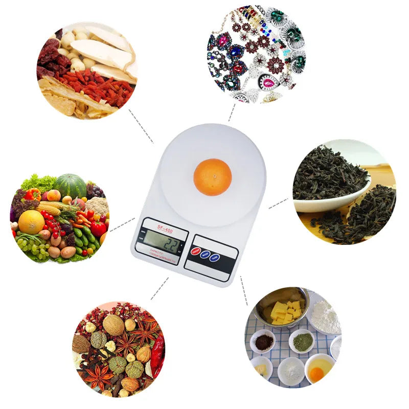 SF400 Digital Scale &ndash; 10kg 1g Precision LCD Display