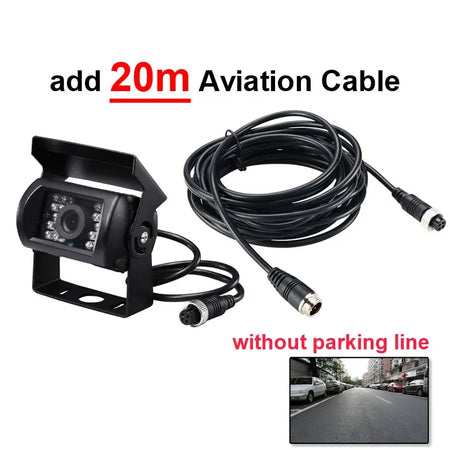 Waterproof Heavy Duty Backup Camera With IR Night Vision For Trucks by InterCyprus Trading Ltd