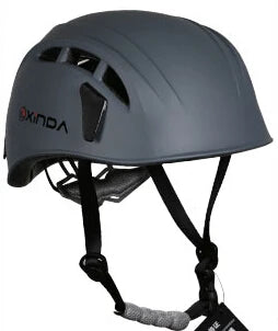 Xinda Adjustable Outdoor Rock Climbing Helmet Gray / One Size