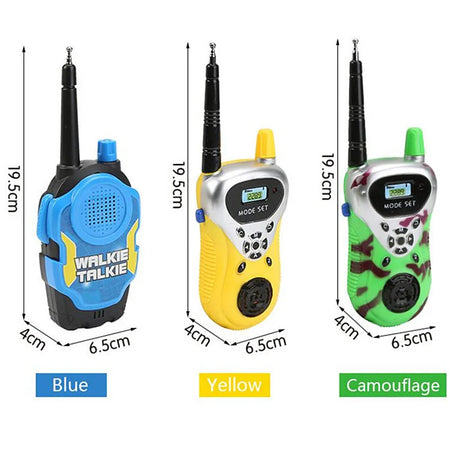 Walkie Talkies 2Pcs 50M 2Ch For Kids &ndash; Lightweight