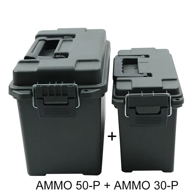 Plastic Ammo Box - Lightweight High Strength Storage Case AMMO 3050-P Green