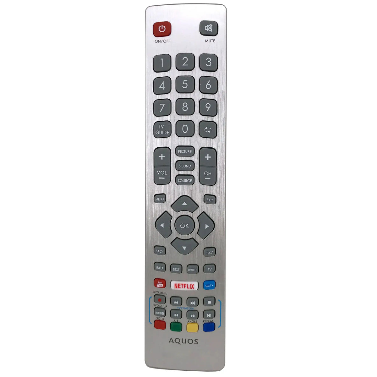 NEW Original Remote control For SHARP Aquos HD Smart LED TV DH1901091551 SHWRMC0115 by InterCyprus Trading Ltd