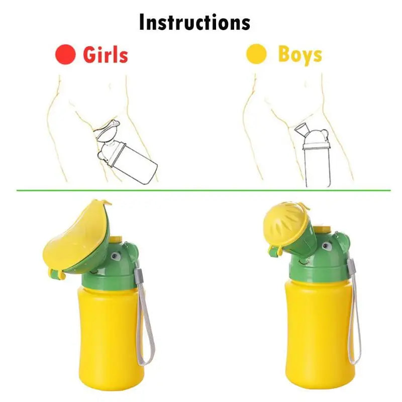 Mojoyce Portable Baby Urinal &ndash; Reusable Travel Potty