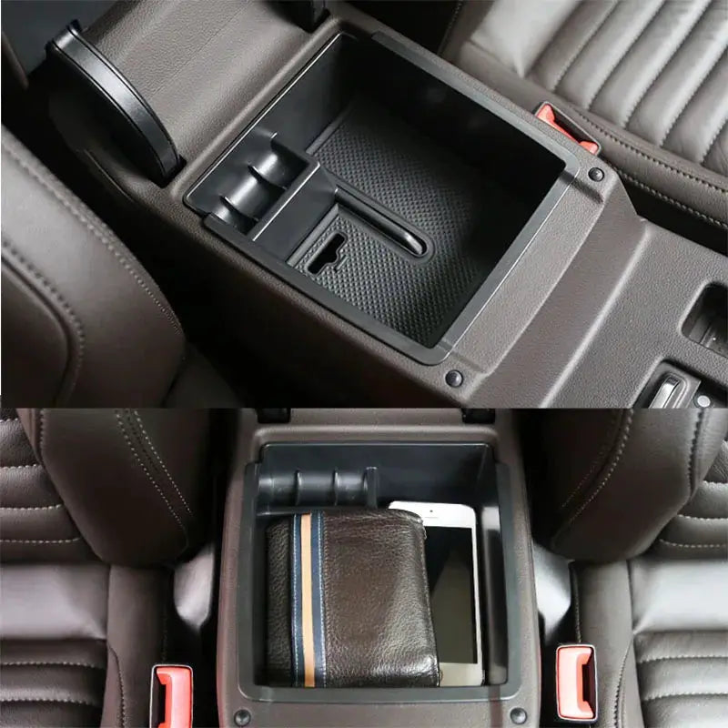 Armrest Storage Box For VW Volkswagen Passat B8 Sedan Variant Alltrack 2016 2017 2018 Center Console Bin Glove Tray Holder Case by InterCyprus Trading Ltd