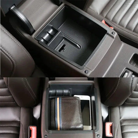 Armrest Storage Box For VW Volkswagen Passat B8 Sedan Variant Alltrack 2016 2017 2018 Center Console Bin Glove Tray Holder Case by InterCyprus Trading Ltd