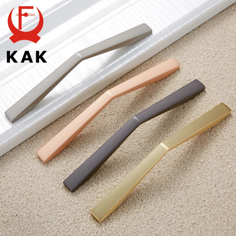 KAK Zinc Alloy Cabinet Handles And Drawer Knobs Pearl Gray