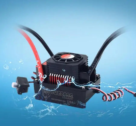 Waterproof 25A 35A 45A 60A 80A 120A 150A ESC Brushless Senseless Speed Controller T / XT60 Plugfor 1/8 1/10 1/12 1/20 RC Car by InterCyprus Trading Ltd