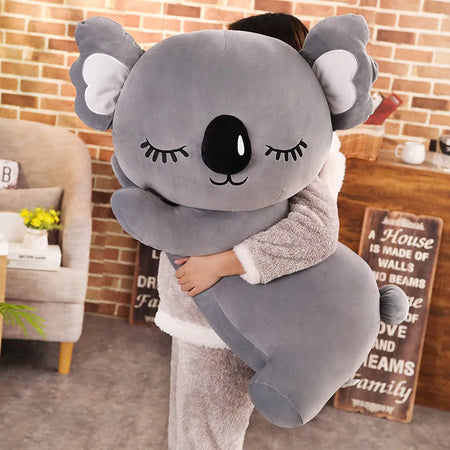 Kawaii Koala Plush Toy - Soft Stuffed Doll for Bed &amp; Sofa