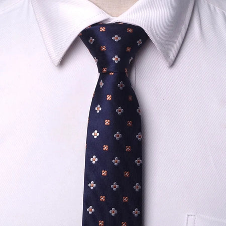 XGVOKH Striped Jacquard Woven Necktie for Men yg12
