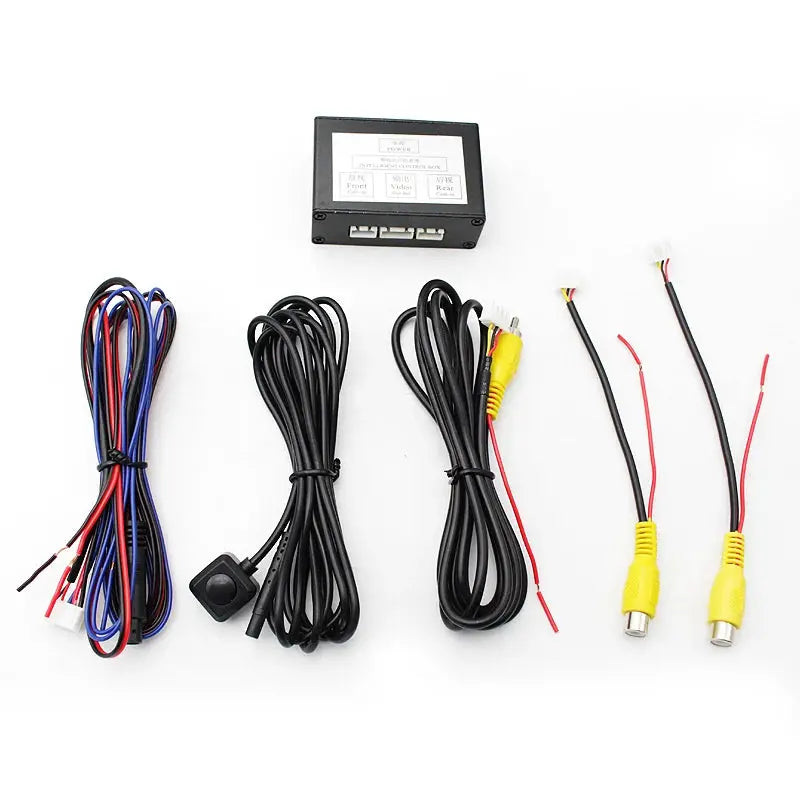 GreenYi Car Parking Camera Video Channel Converter. Auto Front / Side and Rear View Camera Video Control Box With Manual Switch by InterCyprus Trading Ltd