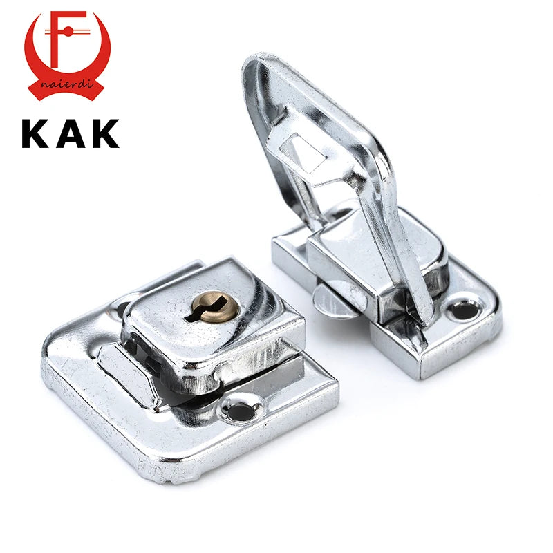 KAK J402 Skåpbox Fyrkantigt Lås Med Nyckel Hasp Skjutdörrar