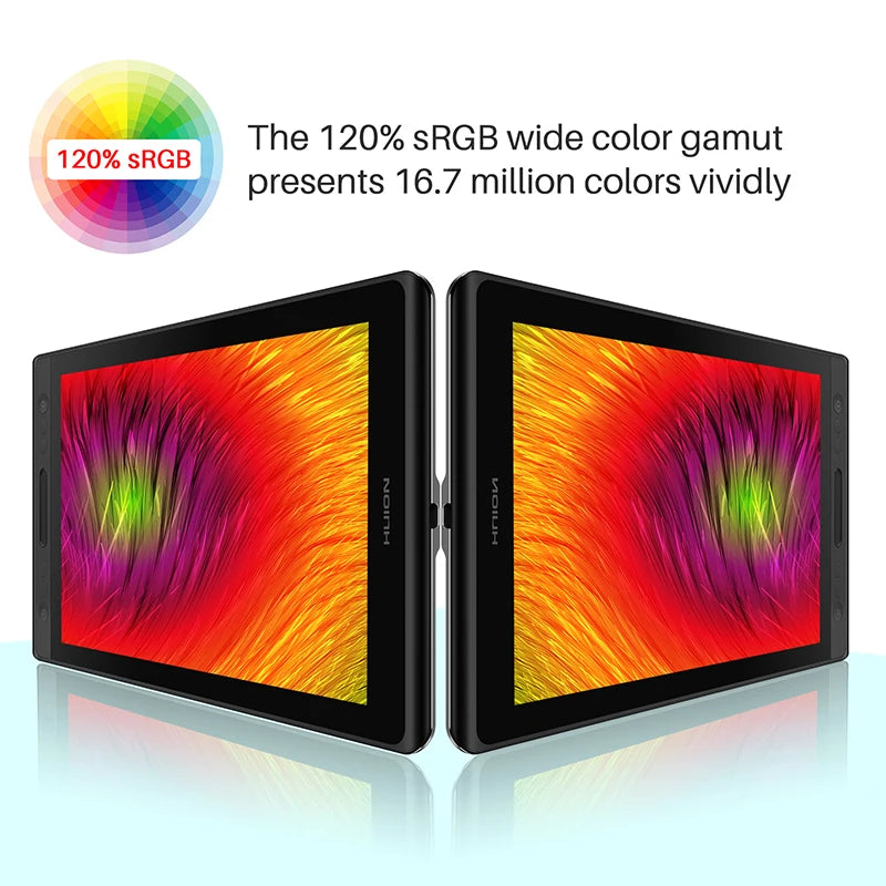 HUION Kamvas Pro 12 11.6 Tum Pen Display Med 120% sRGB Tilt Stöd