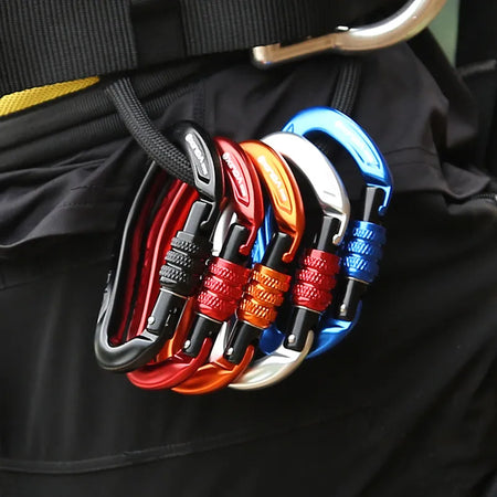 XINDA XD-8126N Ear Shaped Carabiner &ndash; 22KN Safety Lock