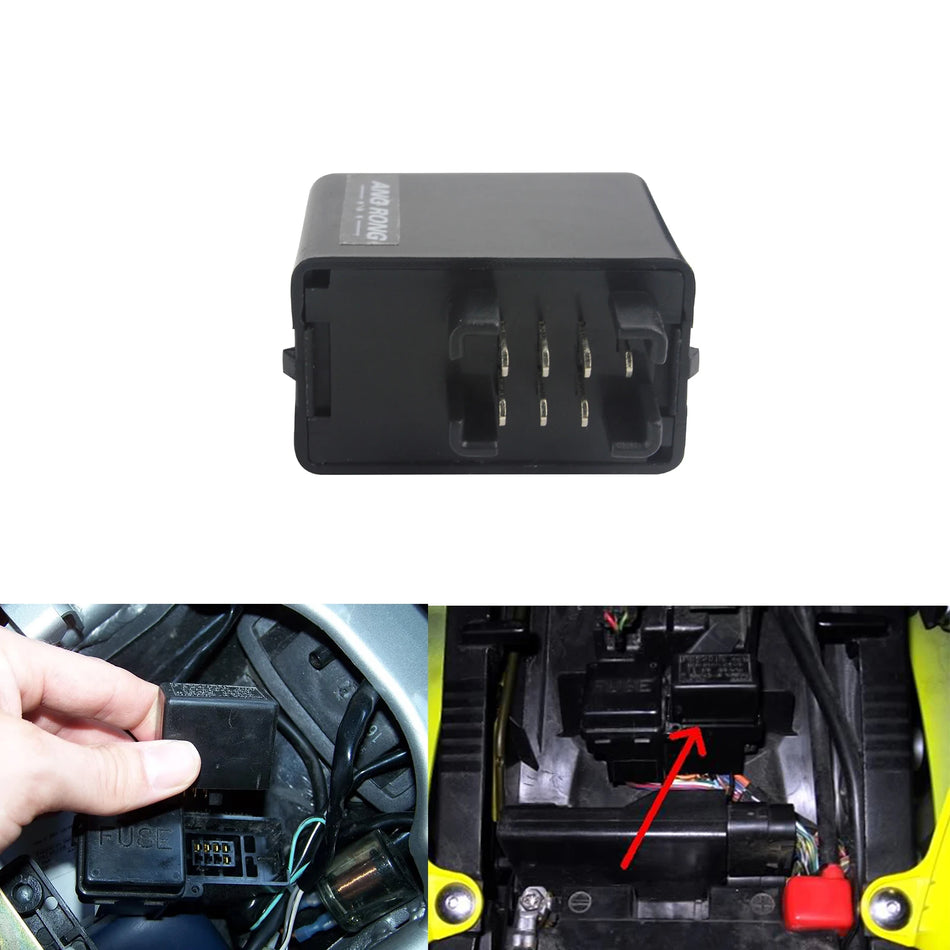 7 Pin Turn Signal Flasher Relay for Suzuki GSXR 600 750 SV GSF 650 DR-Z 400S