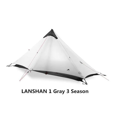 FLAME'S CREED Ultralight 1-Person 3-Season Camping Tent Gray 1P 3 Season