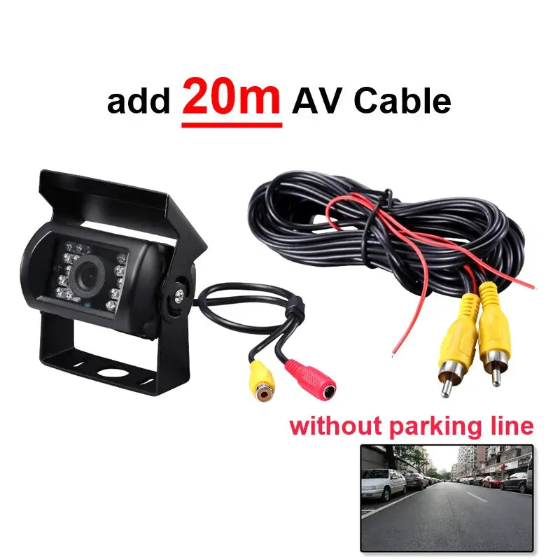 Waterproof Heavy Duty Backup Camera With IR Night Vision For Trucks by InterCyprus Trading Ltd