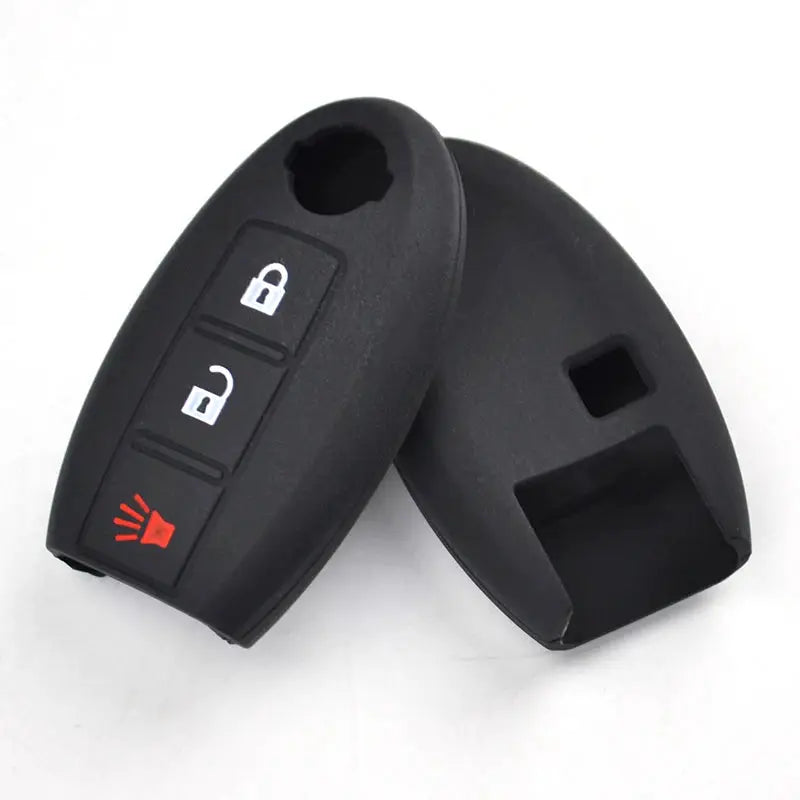 Silicone Key Case Cover For Nissan March Micra Juke Note Leaf 370Z Cube Qashqai Murano Pulsar Keyless Fob Shell Holder Protector by InterCyprus Trading Ltd