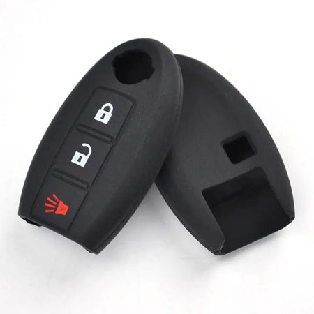 Silicone Key Case Cover For Nissan March Micra Juke Note Leaf 370Z Cube Qashqai Murano Pulsar Keyless Fob Shell Holder Protector by InterCyprus Trading Ltd
