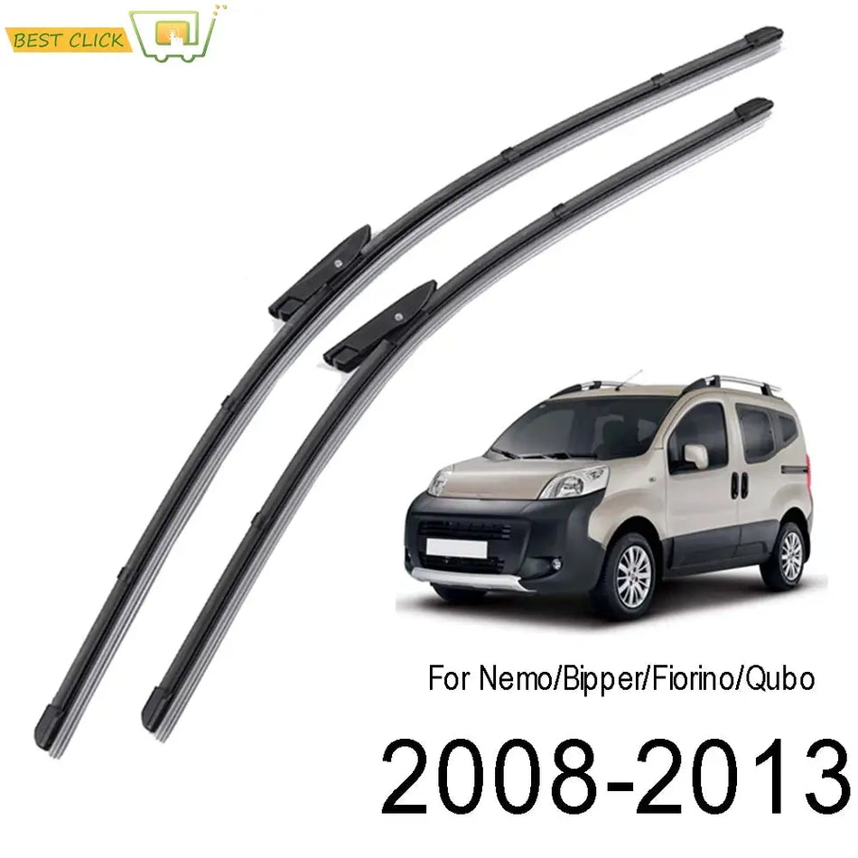 Misima Windshield Windscreen Wiper Blades For Citroen Nemo Peugeot Bipper Front Window For Fiat Fiorino Qubo 2008 2009 2010 2011 by InterCyprus Trading Ltd