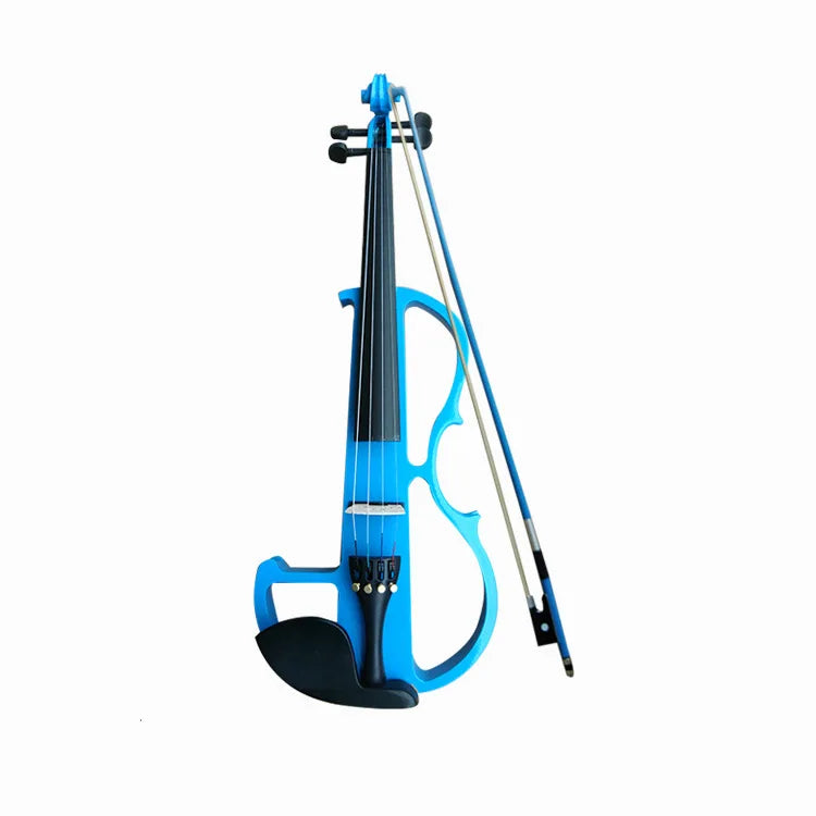 Full Size Four By Four Electric Silent Violin - With Rosin