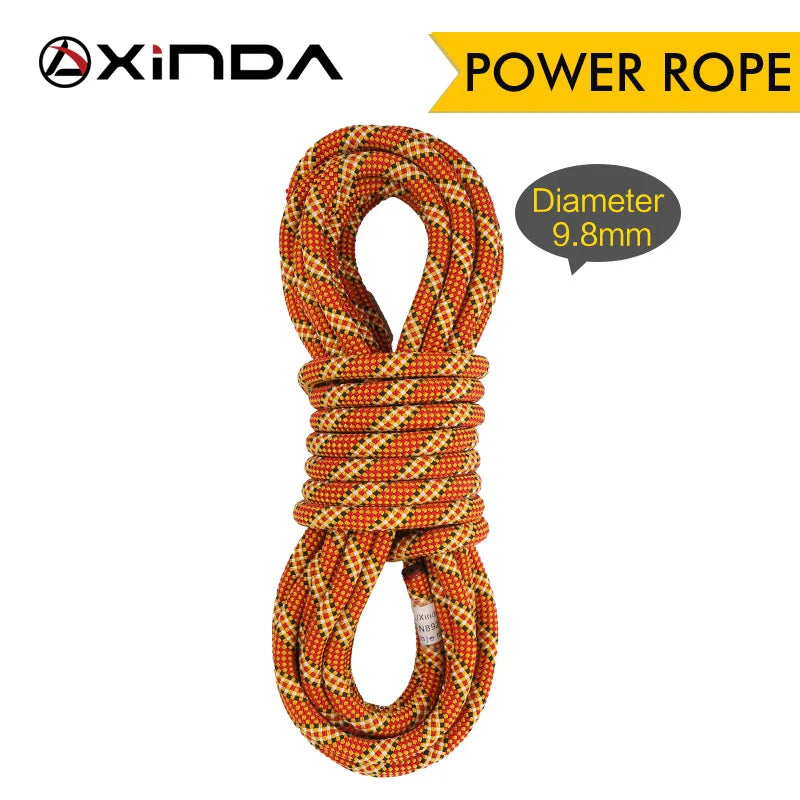 XINDA 9.8mm 10.5mm Rock Climbing Dynamic Rope - Ultra Strong